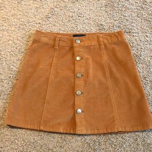 Corduroy tan skirt from platos closet